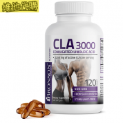 Bronson布朗森 CLA 超高效共軛亞麻酸，120顆膠囊 有益降低體脂