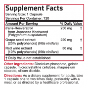 Bronson布朗森  白藜蘆醇 120粒 有益改善肥胖,抗氧化