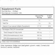 Carlson Labs  卡爾森頂級DHA  500毫克 180粒 大腦,視力,關節