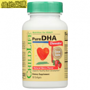 ChildLife童年時光 DHA - 草莓味 90粒  保護大腦,保護心血管及視力