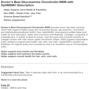 Doctor's Best 天然有機硫化物  120粒  (買一送一)  有益關節,有益腰背疼痛