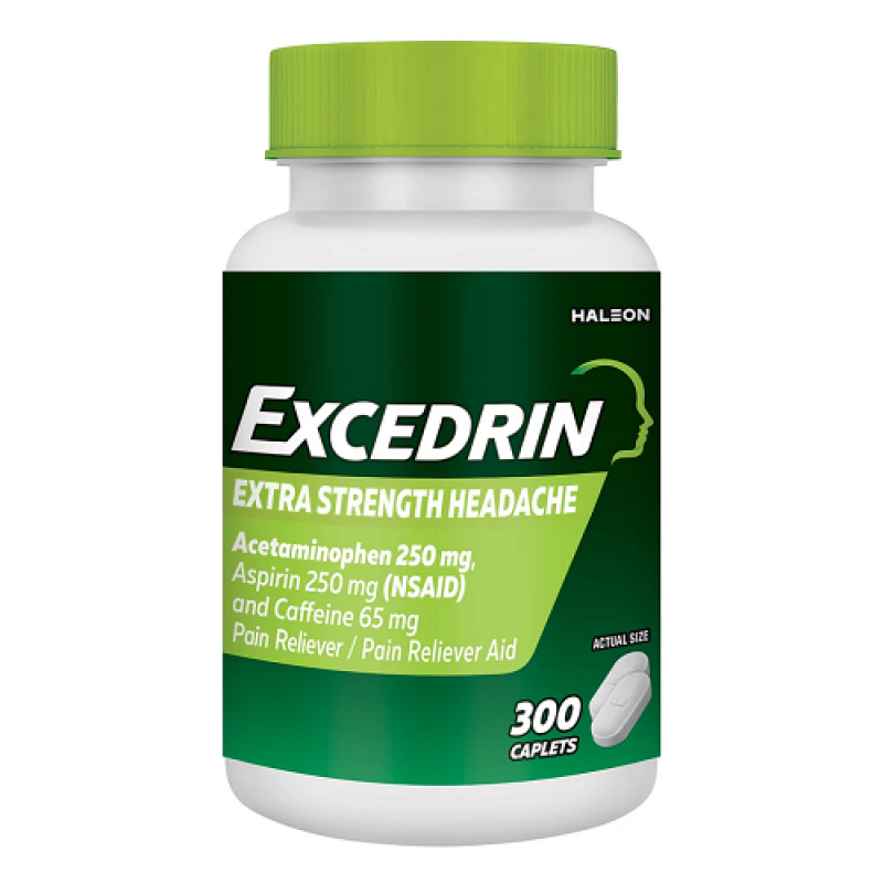 Excedrin 300片 緩解疼痛   