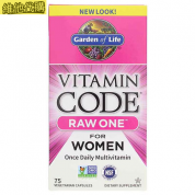 Garden of Life(生命花園)RAW One 女性綜合維他命 75粒素食膠囊