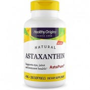 Healthy Origins健康的起源  蝦青素 4MG 150顆素食軟膠囊 有益大腦,有益心臟,有益肌膚亮澤