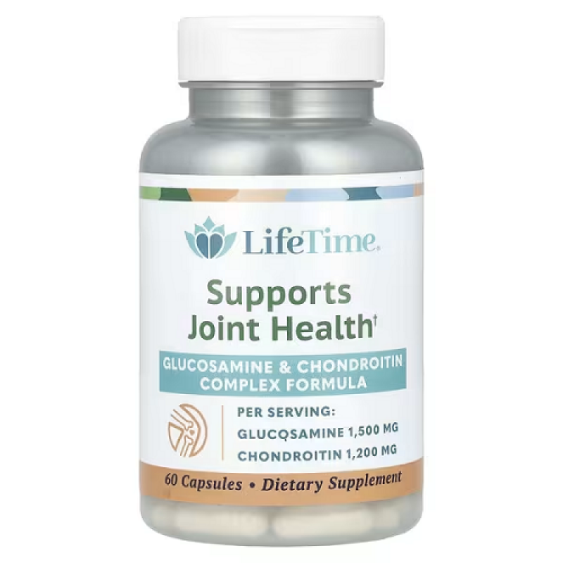 Lifetime 葡萄糖胺和軟骨素複合配方  60粒膠囊