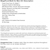 MegaFood  男性綜合維他命 55歲以上 - 60片