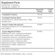 MegaFoodMegaFlora 純素女用益生菌 500億CFU 90粒 