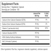 MRM Nutrition Cardio Chelate EDTA膠囊，180粒素食膠囊