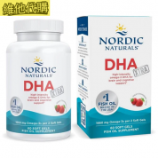 Nordic Naturals 超級DHA  1000毫克 草莓味60粒軟膠囊   有益視力,有益大腦和神經系統