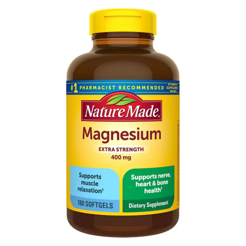 Nature Made萊萃美  超強效鎂 400 毫克，180 粒軟膠囊