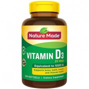 Nature Made萊萃美 維他命D  25微克，650粒  有益骨骼,有益牙齒,有益肌肉和免疫健康