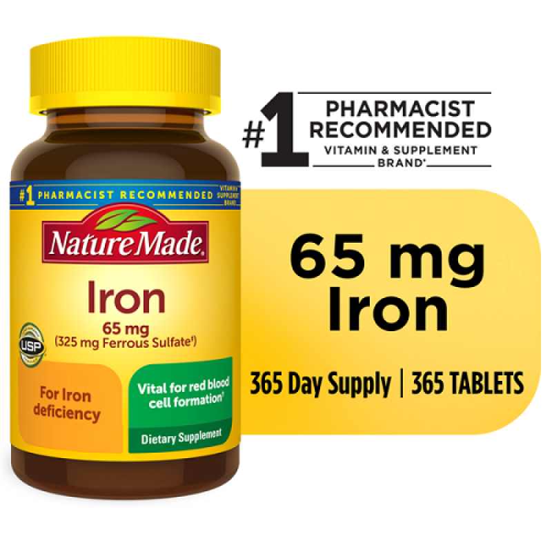 Nature Made萊萃美IRON 鐵   65MG 365顆  