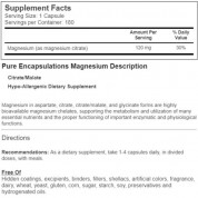 Pure Encapsulations  檸檬酸鎂 150 mg  180顆膠囊  有益神經,有益骨骼,心臟健康