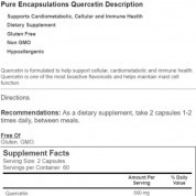 Pure Encapsulations  槲皮素 120顆膠囊  降低5成肺癌風險,減少過敏