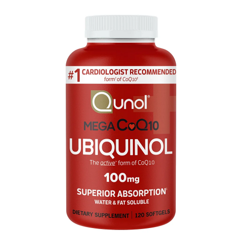 Qunol Mega CoQ10 泛醇 100 毫克  120 粒軟膠囊