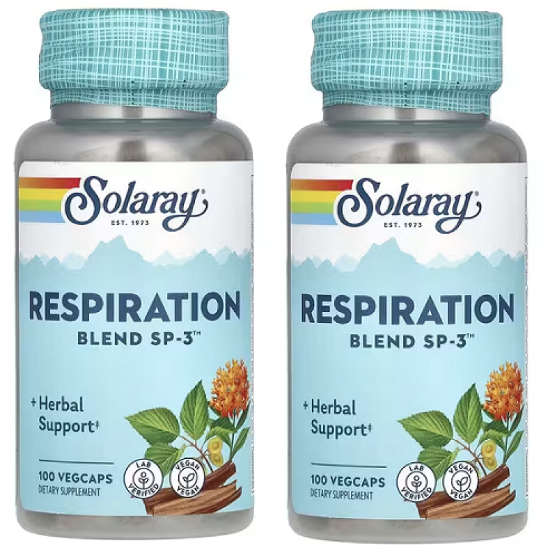 Solaray 清肺養肺SP-3 100粒膠囊 (買一送一)  有益呼吸系統健康