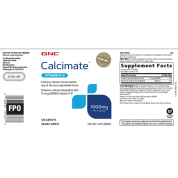 GNC健安喜 CALCIUM CITRATE 1000好消化檸檬酸鈣 180片 (素食專用) 有益骨質疏鬆