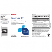 GNC健安喜頂級維他命 E ISOMER E 90顆 膠囊 抗氧化,有益免疫,有益抗凝血