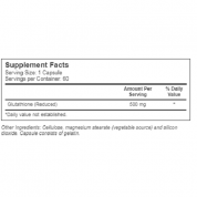 Jarrow Formulas 藥學級穀胱甘肽GSH 500 毫克 120 粒素食膠囊 抗氧化,有益細胞修復