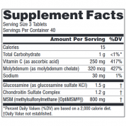 Vitamin World維他命世界  雙效氨基葡萄糖MSM複合物  120粒 (買一送一)  有益關節和軟骨
