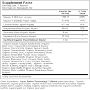 Garden of Life(生命花園)mykind 有機植物鈣 180粒素食片 有益消化,有益骨質疏鬆
