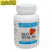 SLO-NIACIN 菸鹼酸(維他命B3) 長效緩釋劑型175顆 減輕焦慮,舒緩憂鬱,有益血脂肪,有益關節炎,有益皮膚病