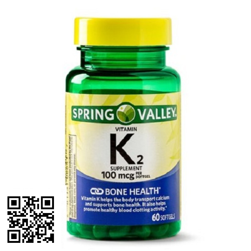 Spring Valley維生素K2  60 顆 有益心血管,有益糖尿病