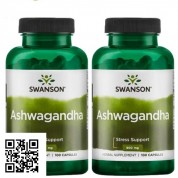 Swanson  斯旺森 頂級南非醉茄 ( 印度人蔘)100粒膠囊   (買一送一) 共200粒 有益抗壓