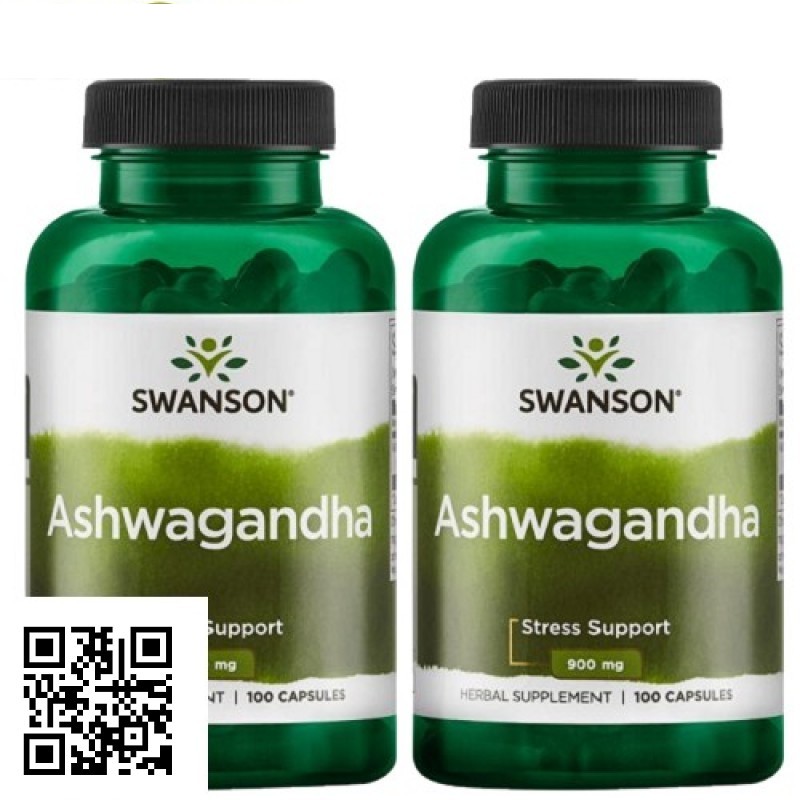 Swanson  斯旺森 頂級南非醉茄 ( 印度人蔘)100粒膠囊   (買一送一) 共200粒 有益抗壓