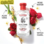 Thayer 無酒精保濕玫瑰花瓣金縷梅爽膚水 12oz  
