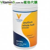 Vitamin Shoppe洋車前子殼粉末（12盎司粉末） (買一送一)  幫助瘦身,有益降膽固醇