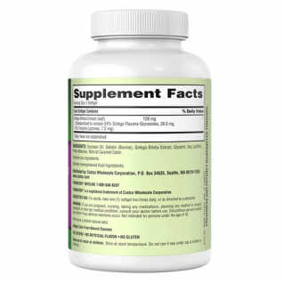 (限時促銷) TruNature  銀杏 - 添加長春乙脂  340顆  有益失智症,提升記憶及專注力