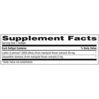 TruNature 葉黃素 25mg+黍黃素5mg 140顆  護眼