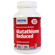 Jarrow Formulas 藥學級穀胱甘肽GSH 500 毫克 120 粒素食膠囊 抗氧化,有益細胞修復