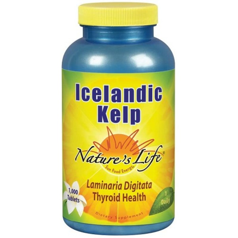 Nature's Life 冰島海藻 500素食片 有益甲狀腺,有益減肥