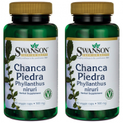 Swanson斯旺森 天然排石草(珍珠草) 60粒素食膠囊  (買一送一)共120粒  有益腎臟及肝臟健康