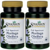 Swanson斯旺森   頂級辣木精華   60 顆膠囊    (買一送一)共120粒 增強免役力,有益抗老化