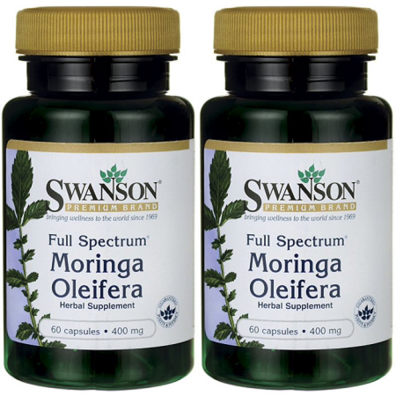 Swanson斯旺森   頂級辣木精華   60 顆膠囊    (買一送一)共120粒 增強免役力,有益抗老化