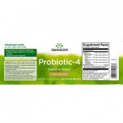 Swanson 斯旺森   PROBIOTIC-4   益生菌     60粒   (可素食) (買一送一)共120粒 有益體重管理,有益腸胃健康