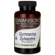 Swanson 斯旺森  天然武靴葉(匙羹藤)  120粒膠囊 有益降血糖.有益抑制食慾.有益減肥.有益降膽固醇