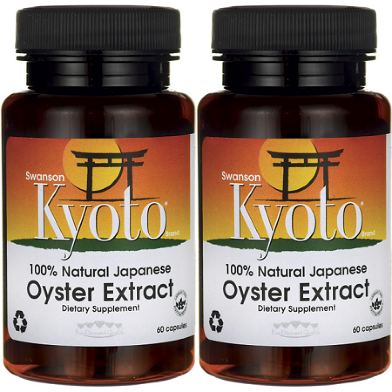 Swanson斯旺森 Kyoto 日本特級牡蠣(生蠔)精華 500mg  60粒 滋補, 健體