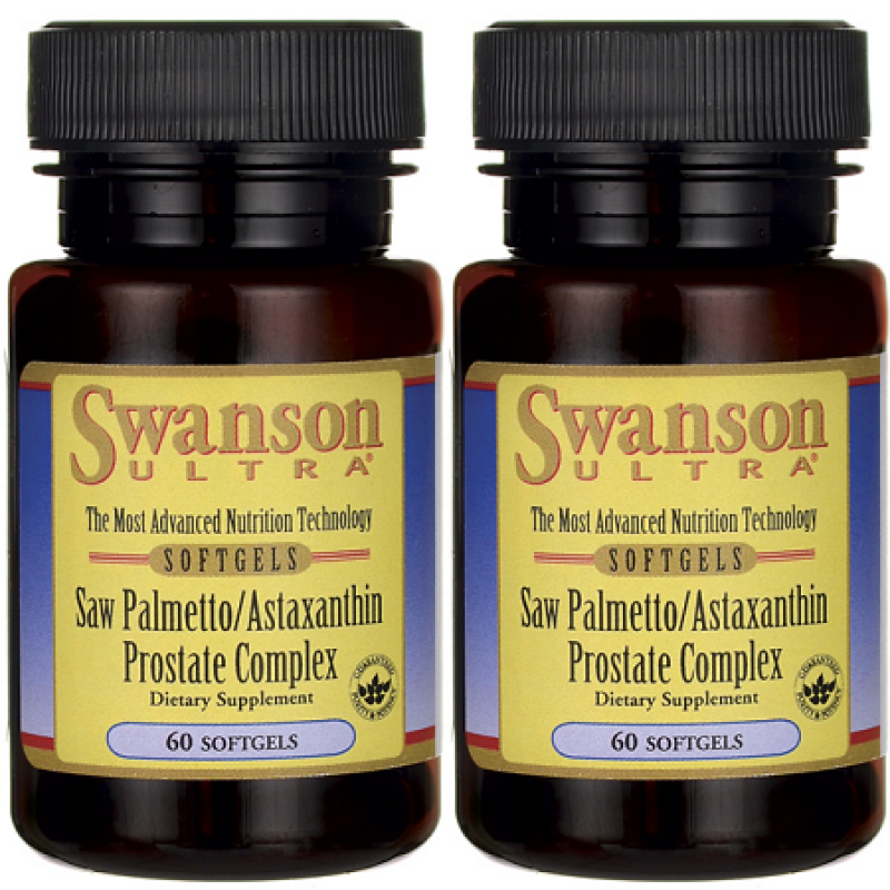 Swanson斯旺森  前列腺鋸棕櫚/蝦青素配方 200 mg 60顆軟膠囊 保護男性前列腺和尿路