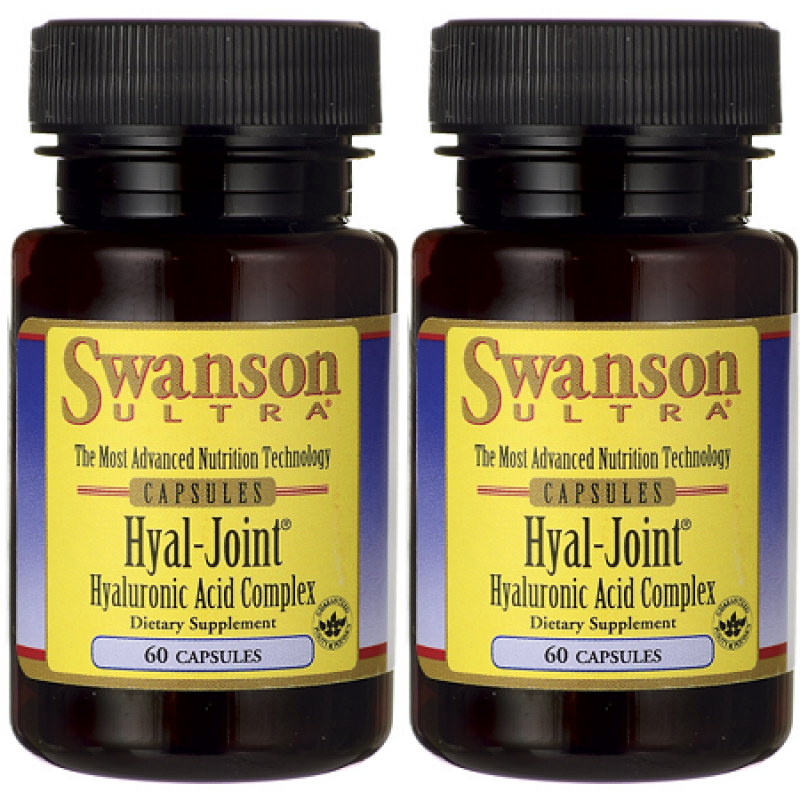 Swanson斯旺森  透明質酸複合物(玻尿酸) ​    60粒膠囊​  (買一送一)共120粒  有益骨關節炎,減少皺紋,有益膀胱炎,有益泌尿道感染